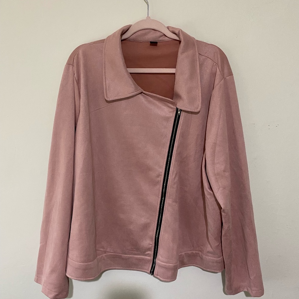 Shein Fleece Moto Jacket Pair NWOT